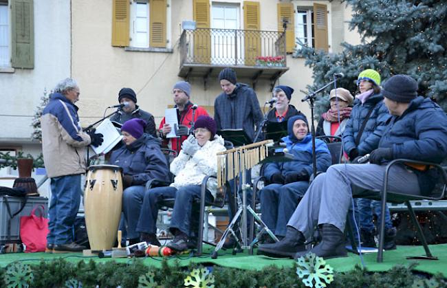 Der Visper Weihnachtsmarkt zugunsten behinderter Mitmenschen im Oberwallis