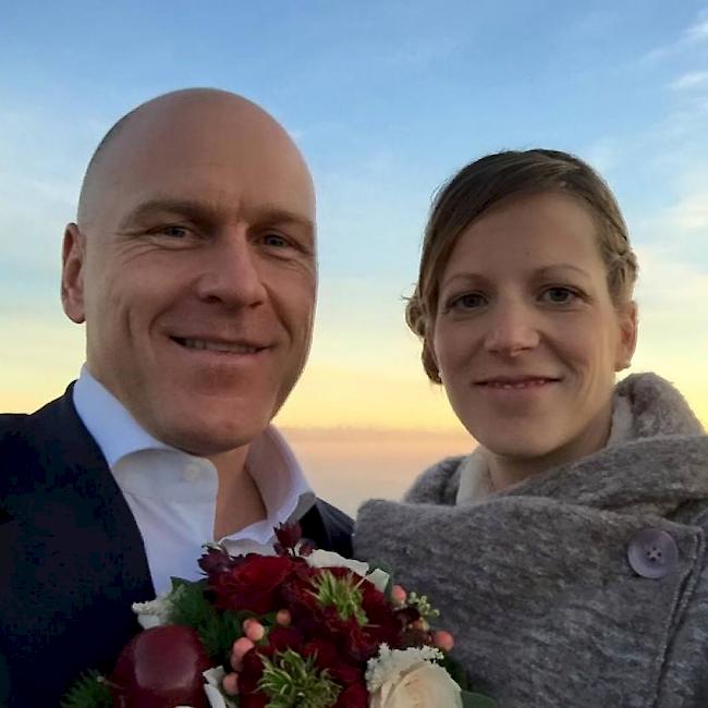 Freuen sich über die Geburt von Sohn Noé: Didier und Manuela Cuche