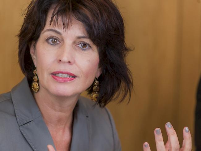 Doris Leuthard wird mit 215 Stimmen gewählt. (Archiv)