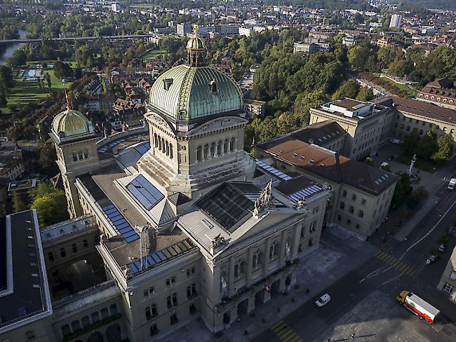 Das Bundeshaus ist bereit für die Wahl eines neuen Bundesrates.