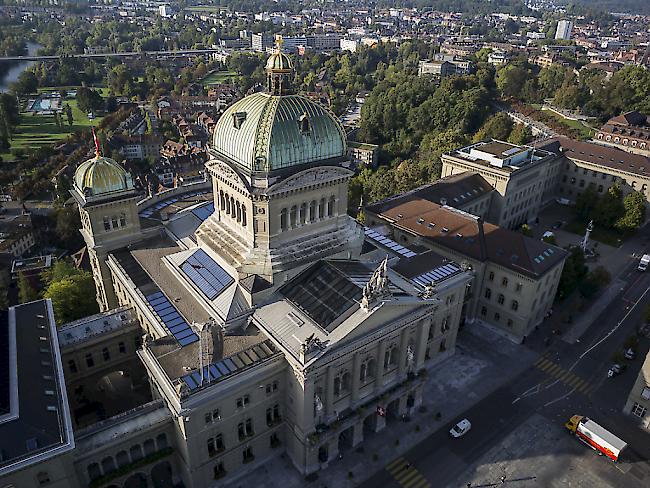 Das Bundeshaus ist bereit für die Wahl eines neuen Bundesrates.