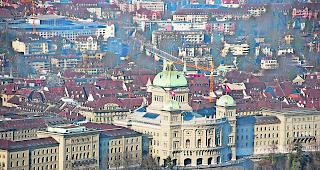 Die Wirkungsst&auml;tte. Das Bundeshaus in Bern. Hier wird die nationale Politik gemacht.   