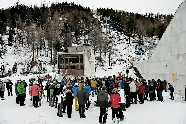 Die Einweihung der Sesselbahn Hirli in Zermatt