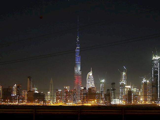 Die Skyline von Dubai - in einem Hochhaus ist am Silvesterabend ein Grossbrand ausgebrochen. (Archiv)