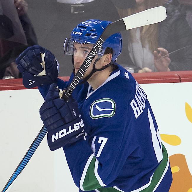 Sven Bärtschi trifft bei VancouverSieg 1815.ch