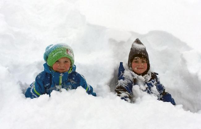 Den Winter in Oberwald in vollen Zügen geniessen.