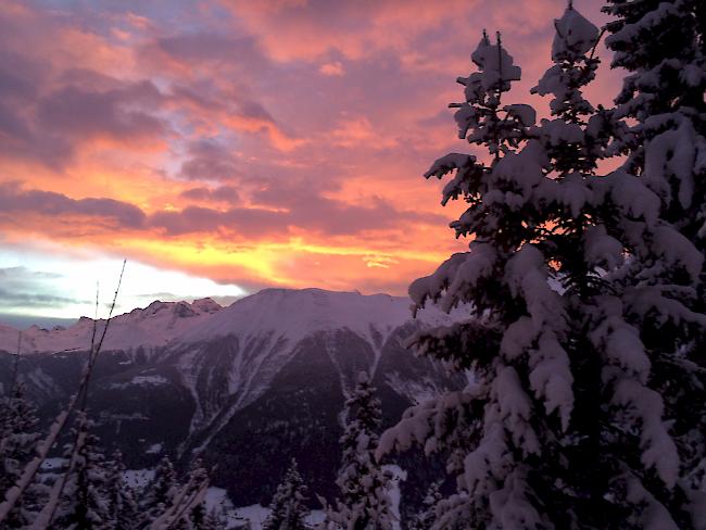 Der Winter auf der Bettmeralp. 