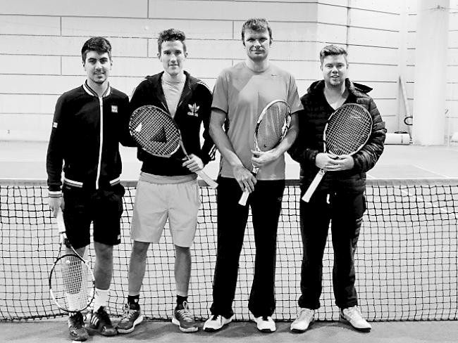 Halbfinalisten R1 – R5. Damjan Jovanovic, Sieger Michel Schüler, Finalist Martin Laciga und Andreas Kämpf (von links).
