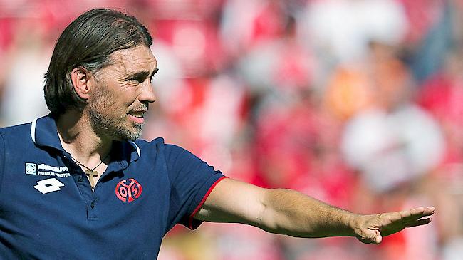 Der Oberwalliser Martin Schmidt trainiert den 1. FSV Mainz 05.