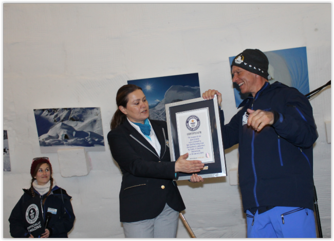 Eine Rekordrichterin bestätigt den Rekord - Zermatt hat nun sein Rekordiglu