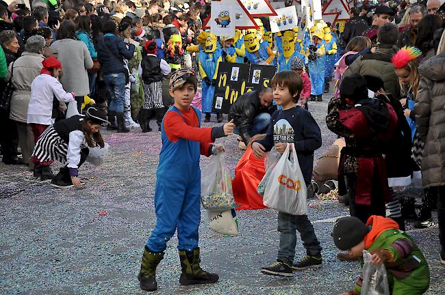 Impressionen des Natischer Kinderumzugs.