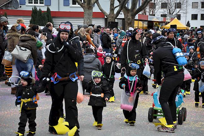 Impressionen des Kinderumzugs in Glis.