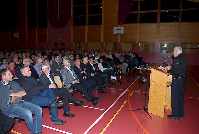 Info-Abend in der Sporthalle Oberwald.