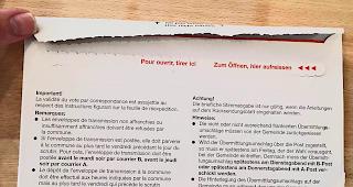 Bereits ge&ouml;ffnet. So landeten die Abstimmungskuverts in mehreren Postbriefk&auml;sten.