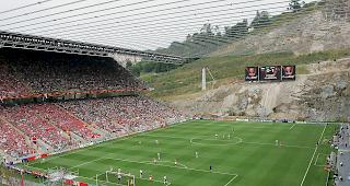 Das &laquo;Est&aacute;dio Municipal de Braga&raquo;. Im EM-Stadion von 2004 bestreitet Sitten das R&uuml;ckspiel.