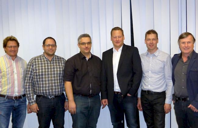 Verwaltungsrat und Geschäftsführung (von links): Norbert Zuber, Diego Flaviano, Jörg Solèr (Vizepräsident), Marc Wyssen (Präsident), Franz Stucki, Rolet Gruber. Es fehlt Verwaltungsrat Dr. Philipp Teysseire.