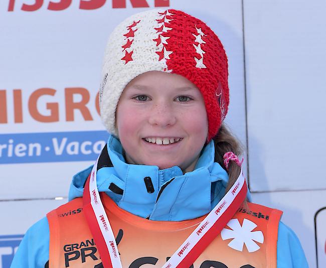 Lia Gemmet aus Naters sichert sich einen Podestplatz.