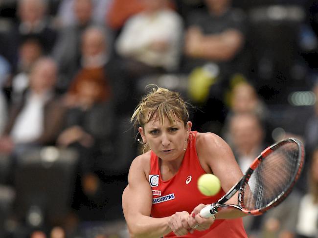 Timea Bacsinszky zieht beim gut besetzten WTA-Turnier in Doha in die zweite Runde ein