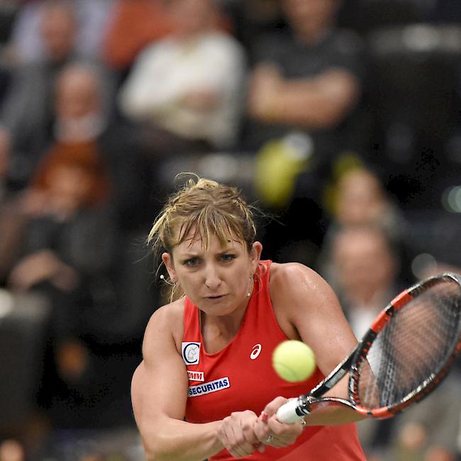 Timea Bacsinszky zieht beim gut besetzten WTA-Turnier in Doha in die zweite Runde ein