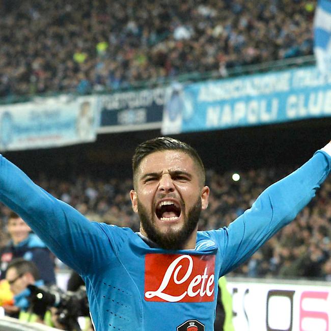 Kein Siegerjubel: Lorenzo Insigne traf zum 1:0 für Napoli, am Ende reichte es aber nur zu einem Remis