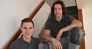 Lernender Dario und sein Bruder und 
Ausbildner Pero Ćaćić (v.l.)