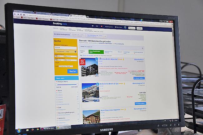 Die Buchungsplattform Booking.com hat in der Schweiz einen Marktanteil von 70 Prozent.