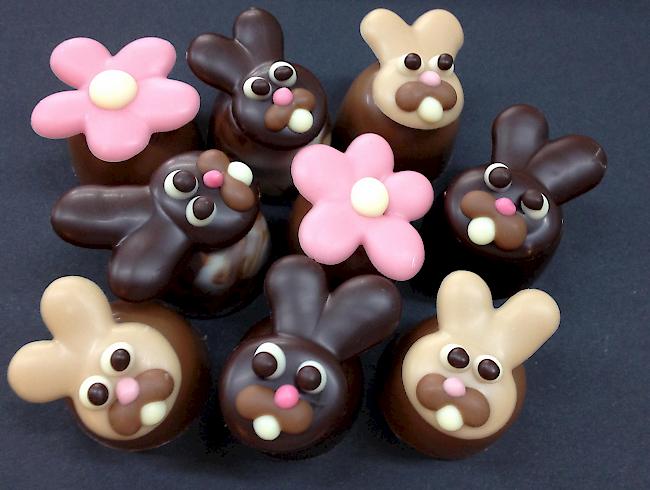 Neben der Zeit um Weihnachten wird den süssen Köstlichkeiten in der Chocolaterie in Murten auch zur Osterzeit häufig nachgefragt.