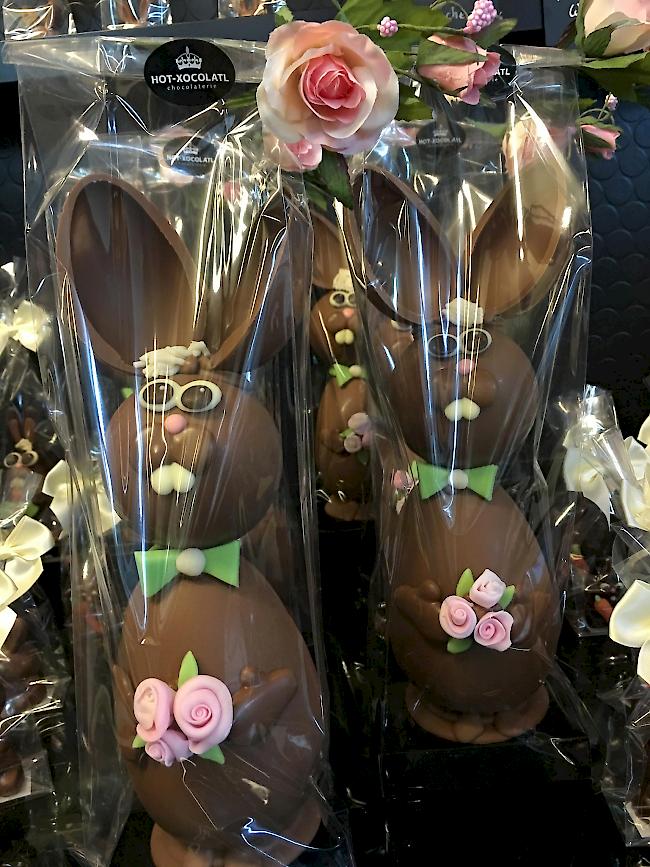 Neben der Zeit um Weihnachten wird den süssen Köstlichkeiten in der Chocolaterie in Murten auch zur Osterzeit häufig nachgefragt.