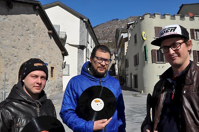 Freuen sich auf Samstag. Die «Bonzzaj»-Mitglieder Sven Lötscher, Fabrice Schalbetter, Gabriel Giger.