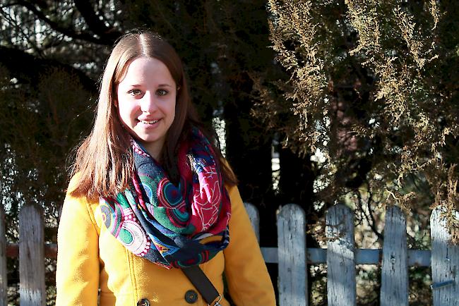 Bald ausgelernte Gästeempfangsfachfrau HGA: Juliana Venetz.