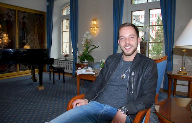 Ein Star zum Anfassen. James Morrison war beim Interview in Plauderlaune.