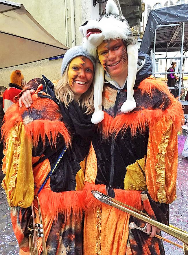 Während der Fasnacht spielt sie mit ihrem Bruder Tobias bei der Guggenmusik «Big Beans».