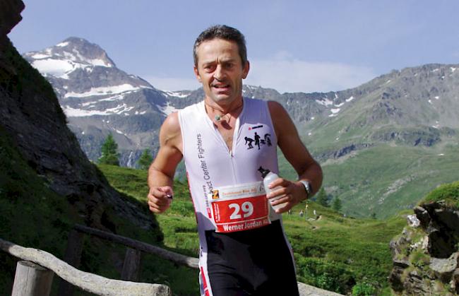 Werner Jordan bei seinem Siegeslauf von 2014.