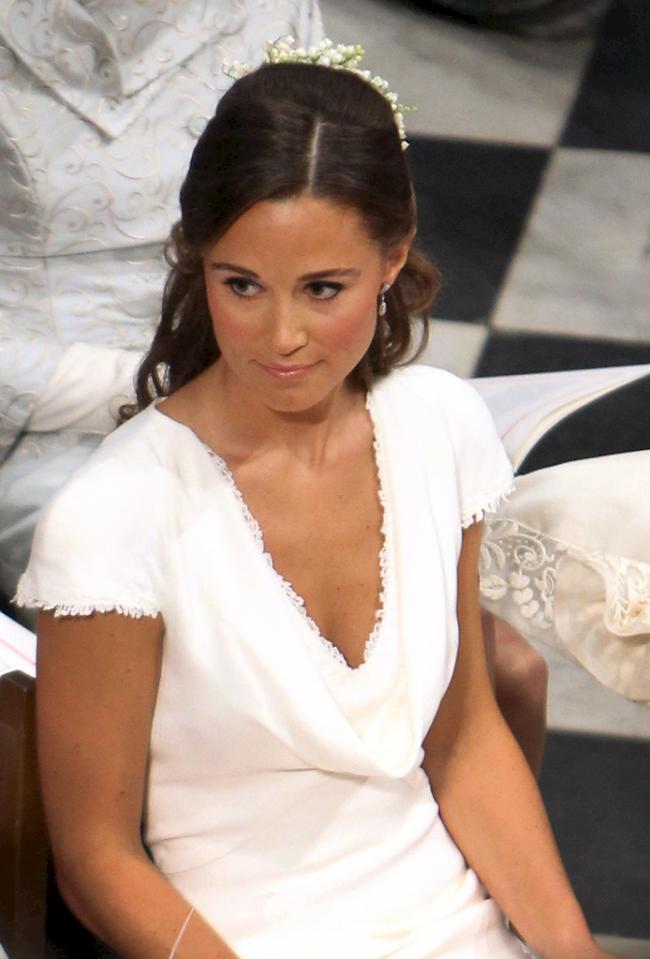 Pippa Middleton im Kleid, dass sie weltberühmt machte.