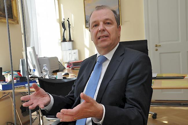 Genug. Maurice Tornay wird 2017 aus dem Walliser Staatsrat ausscheiden. 