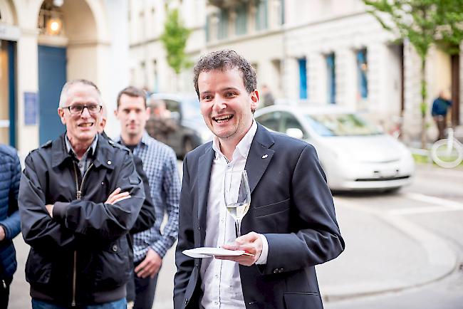 Pascal Schär bei der Eröffnung des Konsulats in Zürich.
