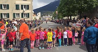 Eindr&uuml;cke vom Stadtlauf in Brig-Glis.