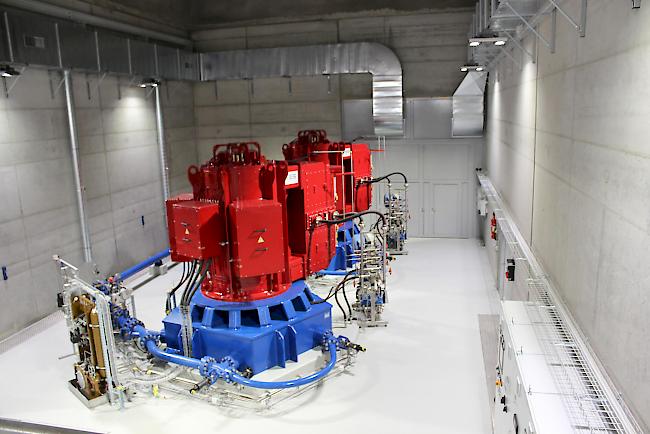 Die Kavernenzentrale des Kraftwerk Jungbach.