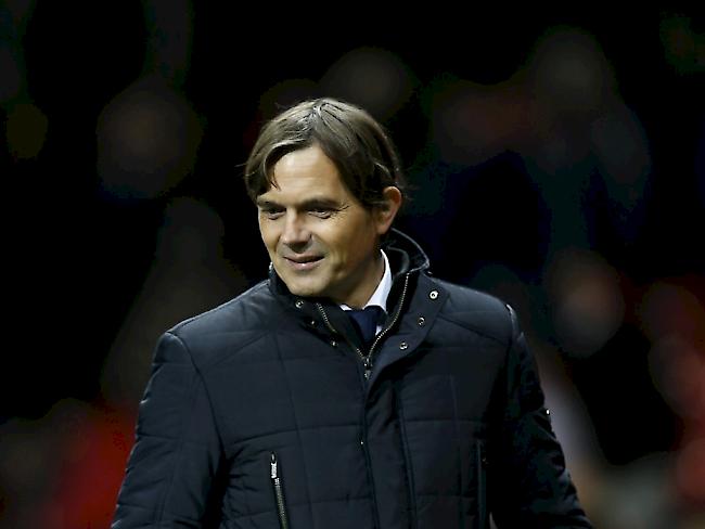 Coach Phillip Cocu gewann mit Eindhoven den Meistertitel in den Niederlanden