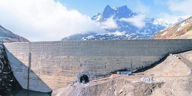 Gigantisches Bauwerk. Nant de Drance soll Ende 2019 schrittweise in Betrieb gehen.