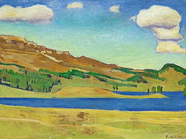 Das Gemälde "Der Champfèrsee" von Ferdinand Hodler ist in Zürich für 2,17 Millionen Franken versteigert worden.