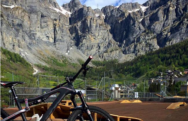 Bereit für Biker. Der neue Bikepark in Leukerbad.