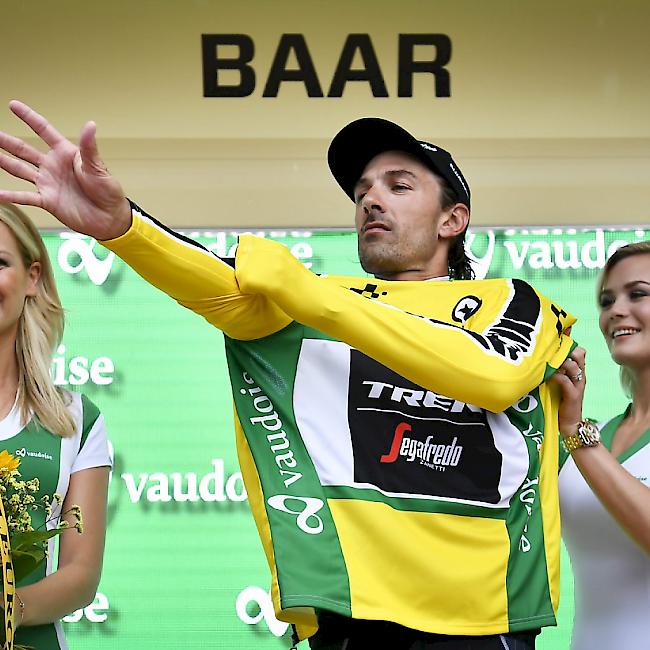 Erhielt am Samstag in Baar das Maillot jaune: der Berner Fabian Cancellara