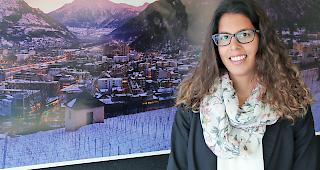 Wie lange bleibt sie? M&eacute;lanie Biehl ist die neue Gesch&auml;ftsf&uuml;hrerin von Visp Tourismus.