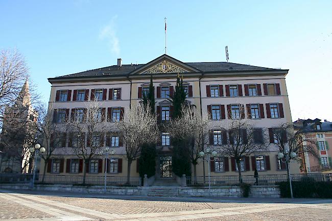 Regierungsgebäude Sitten.