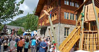 Das Gemeindezentrum Seidenmatte in M&ouml;rel ist wieder bezugsbereit.