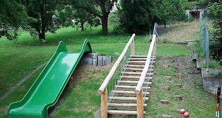 In Eyholz gabs eine neue Rutschbahn sowie eine Wackeltreppe. 