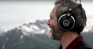 Gelungener Videoclip: Jean-Marc Briand in den Walliser Bergen.