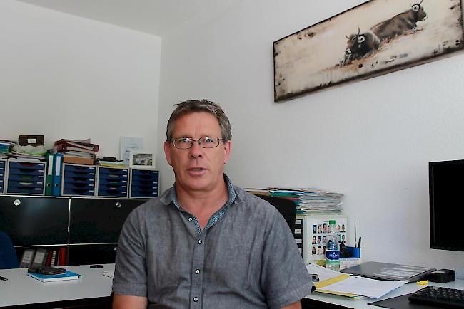 Abgang. Moritz Schwery tritt als langjähriger Herdenschutz-Verantwortlicher fürs Oberallis ab. 
