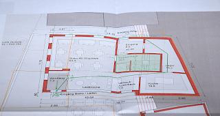 Der neue Plan f&uuml;r den Laldner Dorfkern.